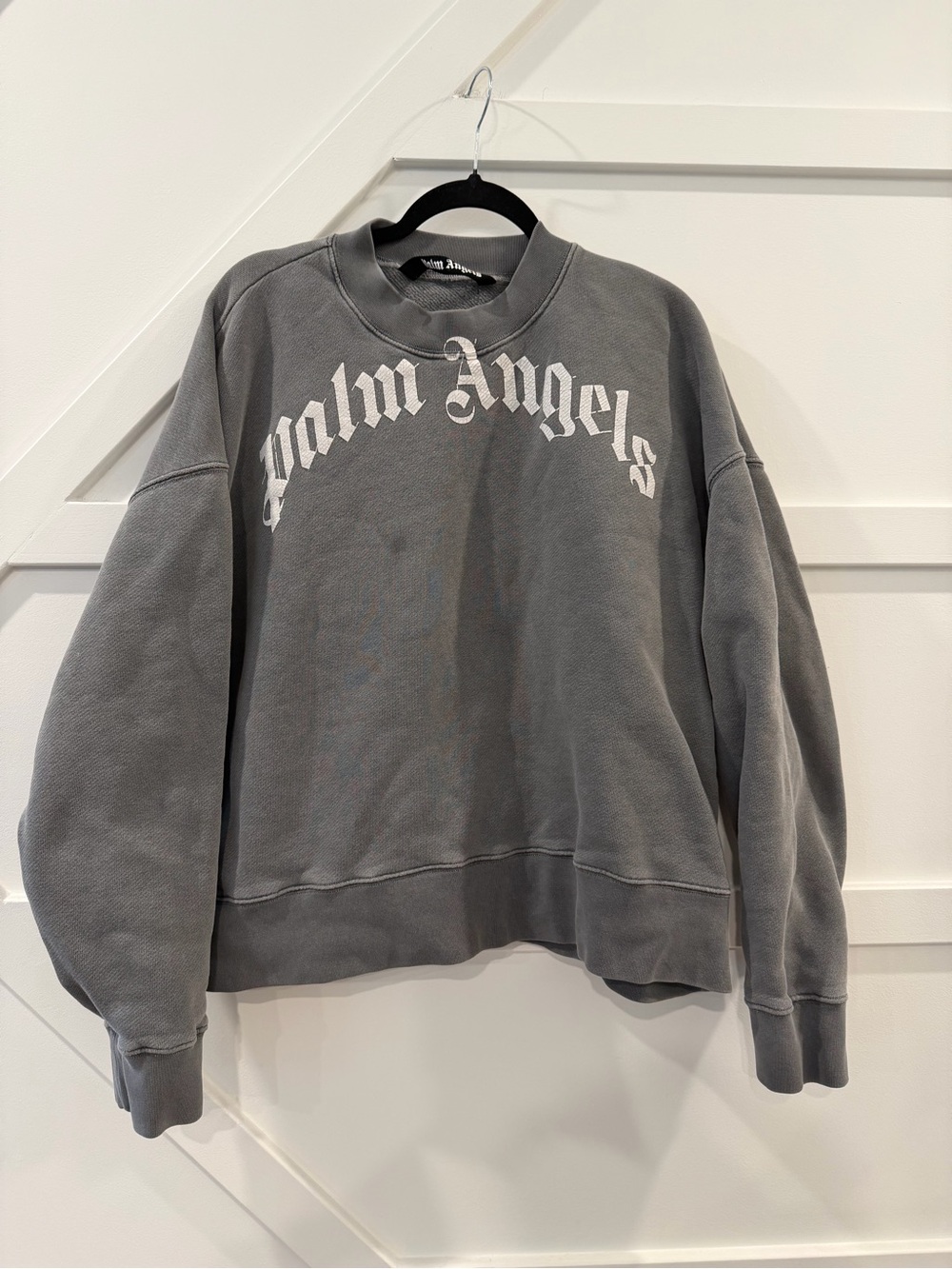 Palm angels curved logo sweatshirt - READ